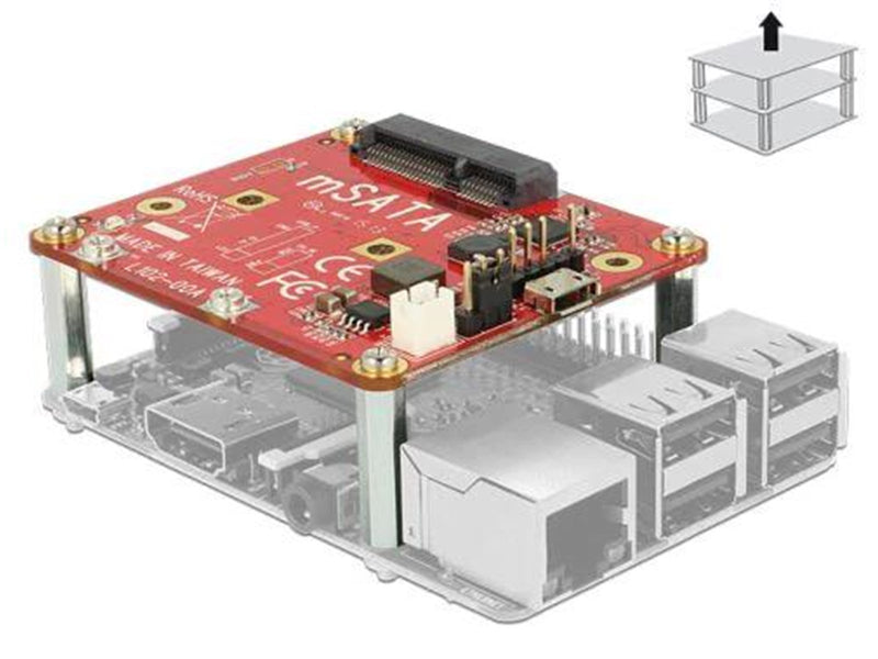 DeLOCK Storage Controller mSATA - USB 2.0