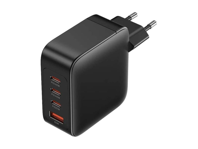 Vention Power charger FEIB0-EU 3xUSB-C USB- A 140W/140W/30W/18W GaN (black)