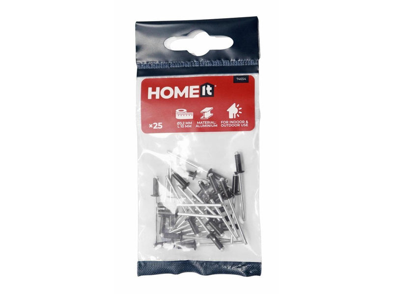 Homeit blind rivet Ø3.2 x 10 mm 25 pcs. black