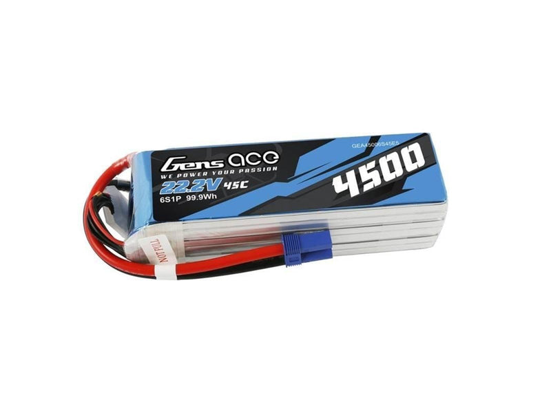 Gens ace &Tattu Battery 4500mAh 22.2V 45C 6S1P