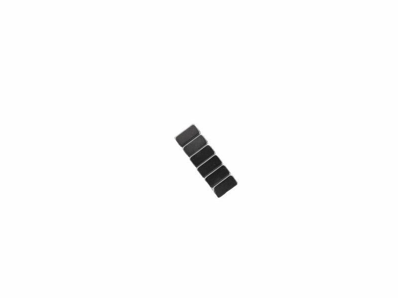 Homeit magnets extra strong square 6 pcs. steel