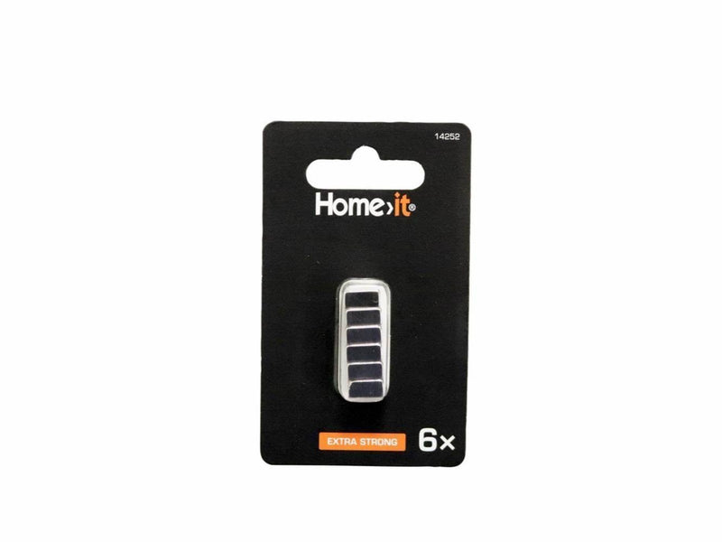 Homeit magnets extra strong square 6 pcs. steel