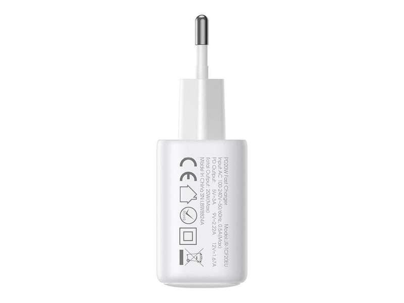Joyroom JR-TCF21 Dual-Port (A+C) Power Charger (white)
