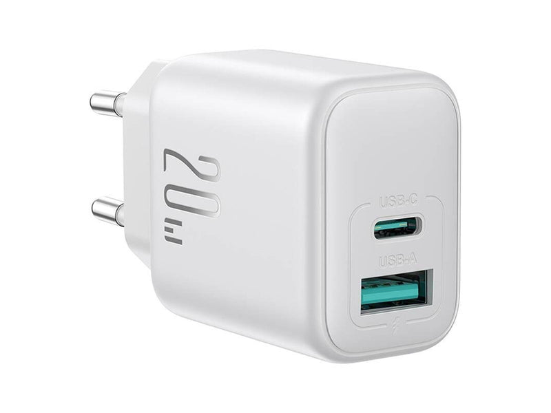 Joyroom JR-TCF21 Dual-Port (A+C) Power Charger (white)