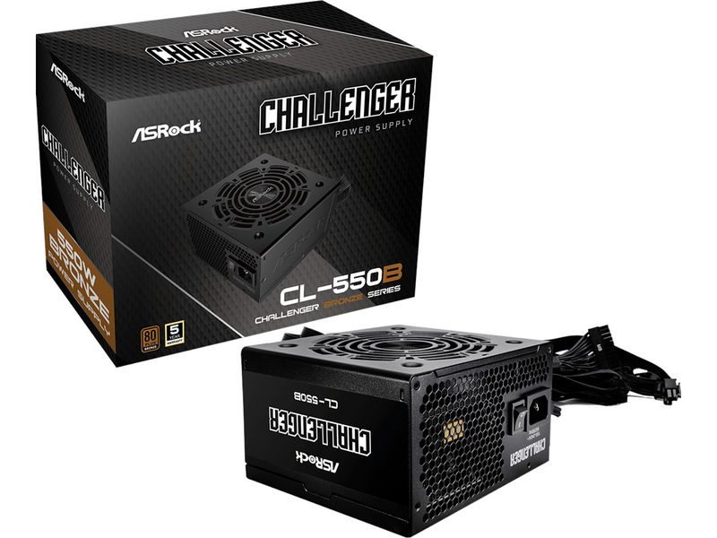 ASRock CL-550B Netzteile - 550 Watt - 120 mm - ATX 3.1 - 80 Plus Ja
