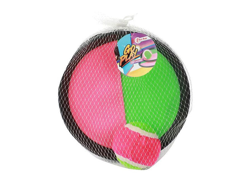 Toi-Toys - Catch ball game with Velcro 3 pieces.