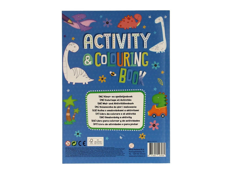 Wins Holland - Coloring and Activity Book - Dino