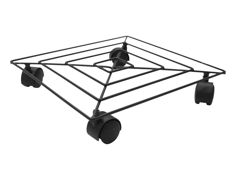 Homeit Pot trolley square galvanized black