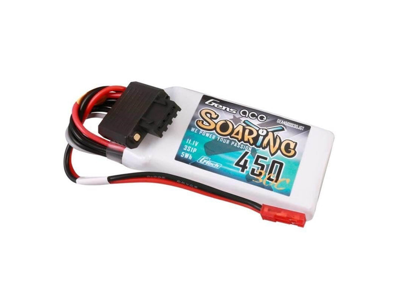 Gens ace &Tattu G-Tech Soaring 450mAh 11.1V 30C 3S1P Lipo Battery