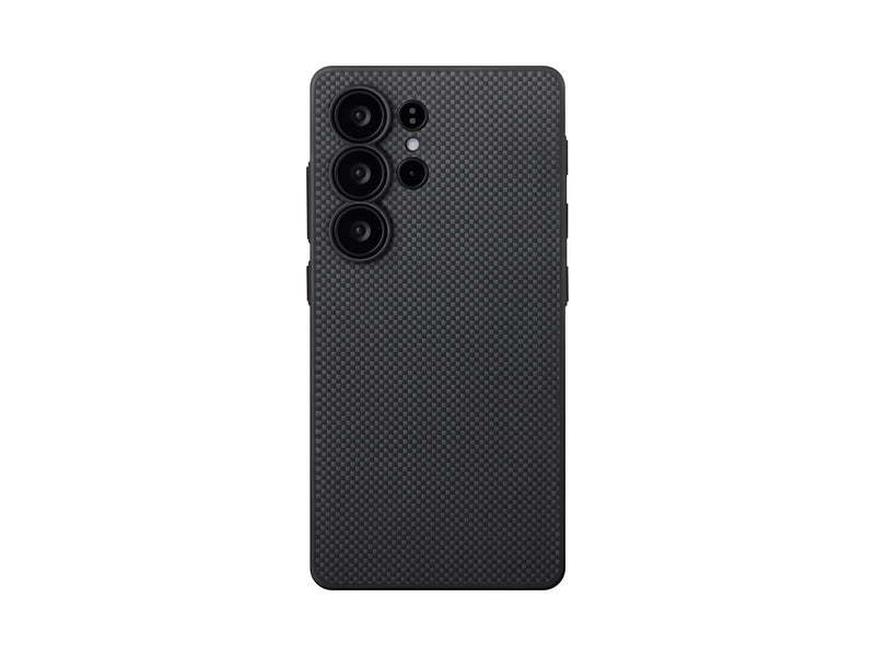 PITAKA PIN Button Case - Black/Grey Plain - Samsung Galaxy S25 Ultra