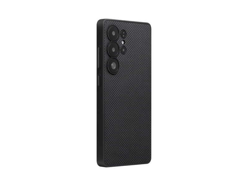 PITAKA PIN Button Case - Black/Grey Plain - Samsung Galaxy S25 Ultra