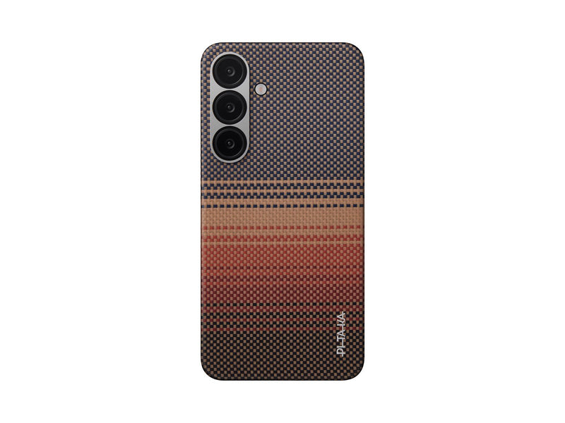 PITAKA Tactile Woven Case - Sunset - Samsung Galaxy S25