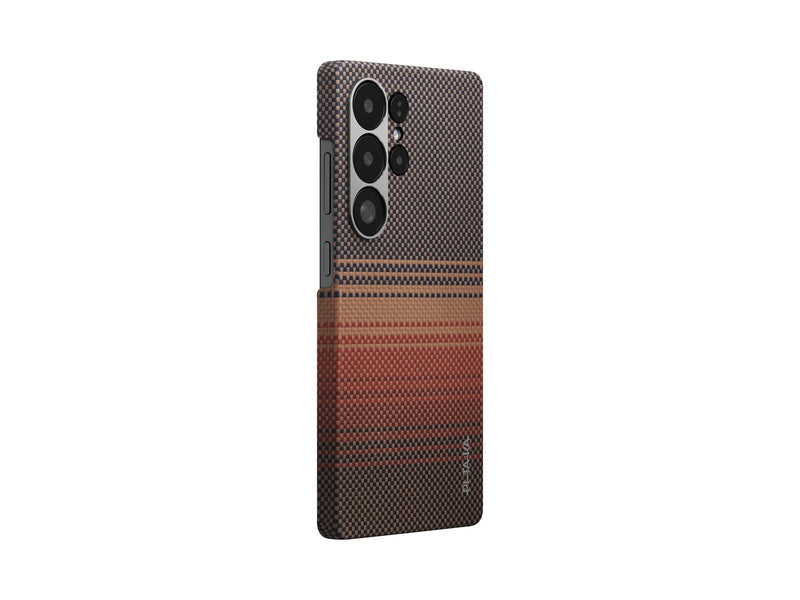 PITAKA Tactile Woven Case - Sunset - Samsung Galaxy S25 Ultra