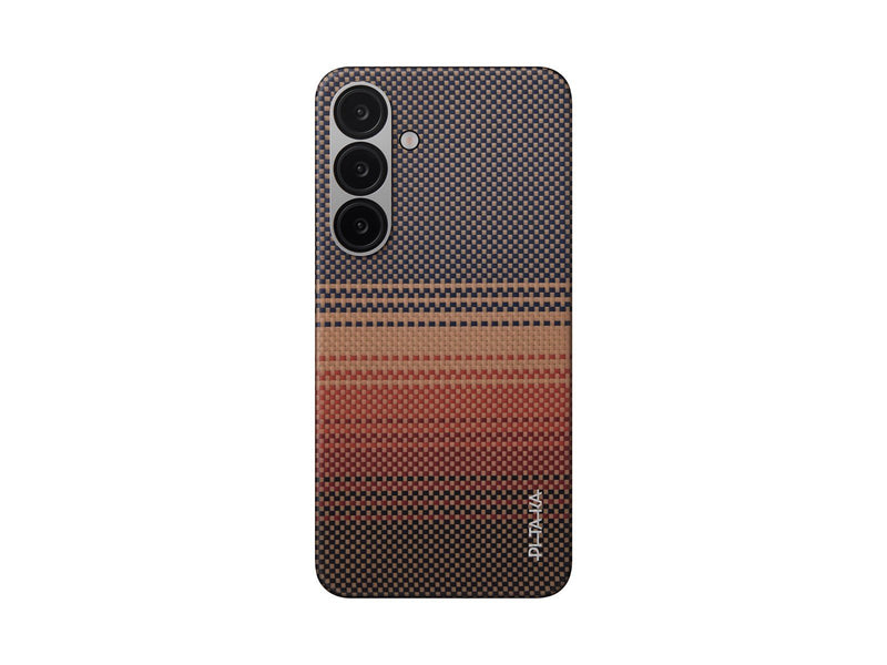 PITAKA Tactile Woven Case - Sunset - Samsung Galaxy S25