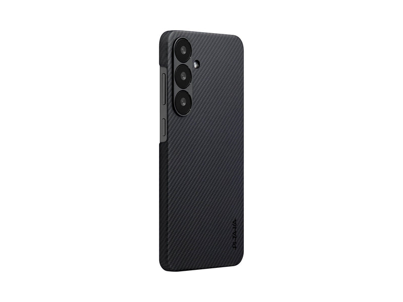 PITAKA Ultra-Slim Case - Black/Grey Twill - Samsung Galaxy S25
