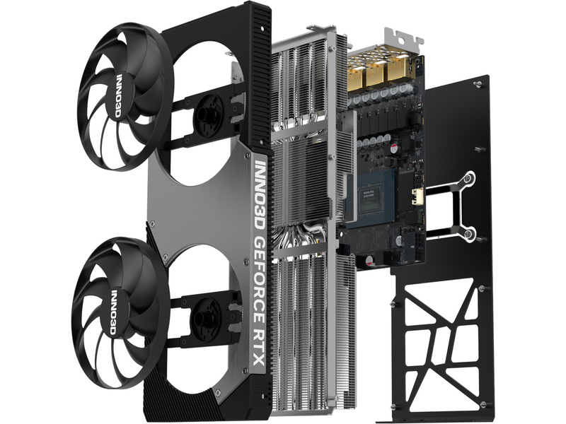 Inno3D GeForce RTX 5070 Twin X2 OC - 12GB GDDR7 RAM - Grafikkarte
