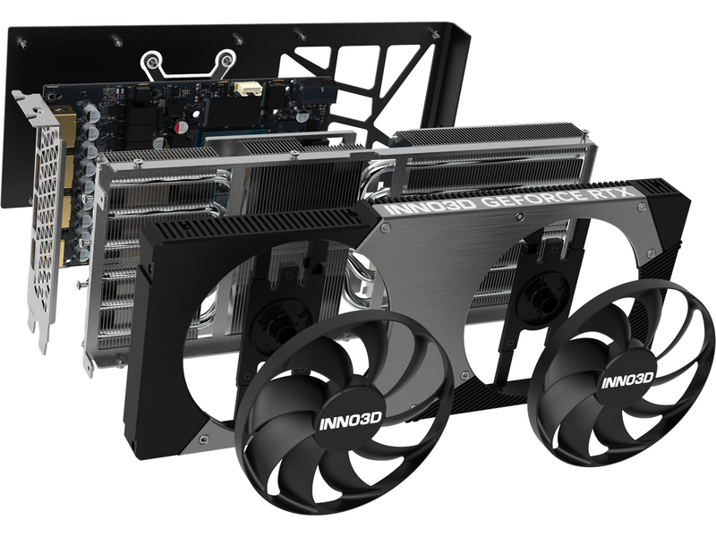 Inno3D GeForce RTX 5070 Twin X2 OC - 12GB GDDR7 RAM - Grafikkarte