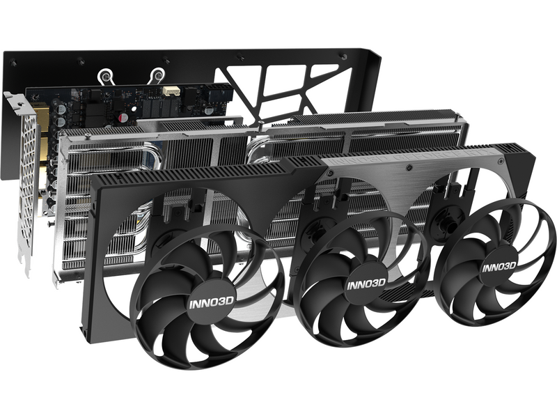 Inno3D GeForce RTX 5070 Twin X3 OC - 12GB GDDR7 RAM - Grafikkarte