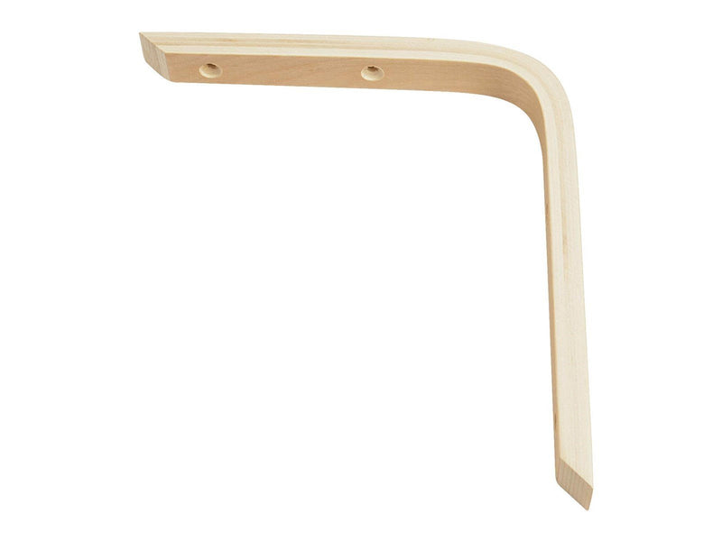 Homeit shelf bracket in veneer 2 x 17.5 x 20 cm natural