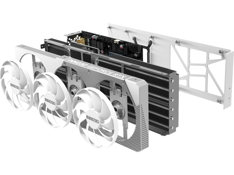 Inno3D GeForce RTX 5070 Ti X3 OC White - 16GB GDDR7 RAM - Grafikkarte