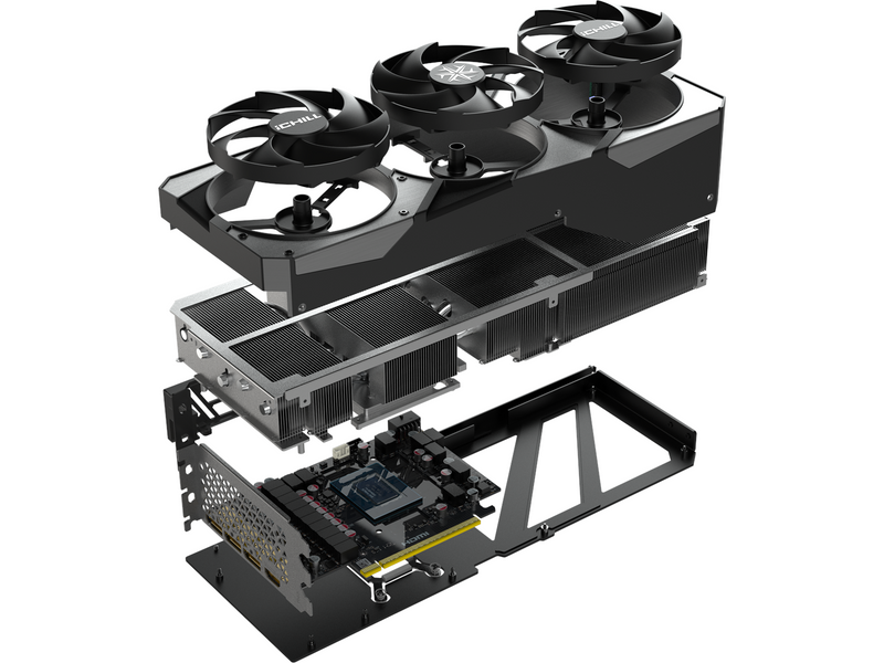 Inno3D GeForce RTX 5080 iCHILL X3 - 16GB GDDR7 RAM - Grafikkarte