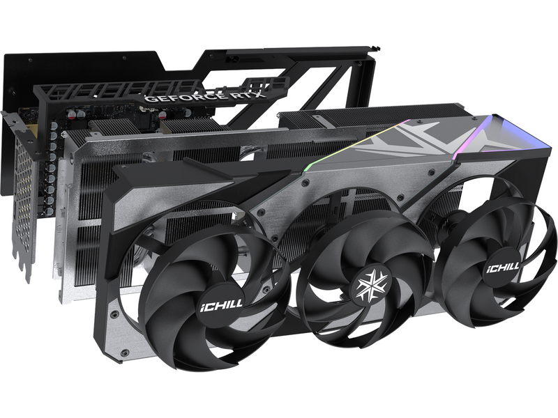 Inno3D GeForce RTX 5080 iCHILL X3 - 16GB GDDR7 RAM - Grafikkarte