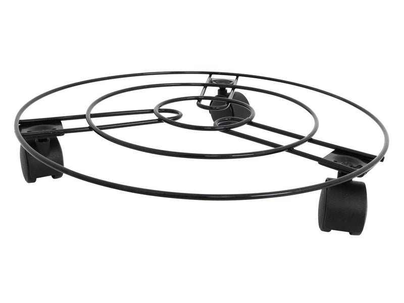 Homeit Pot trolley round galvanized black
