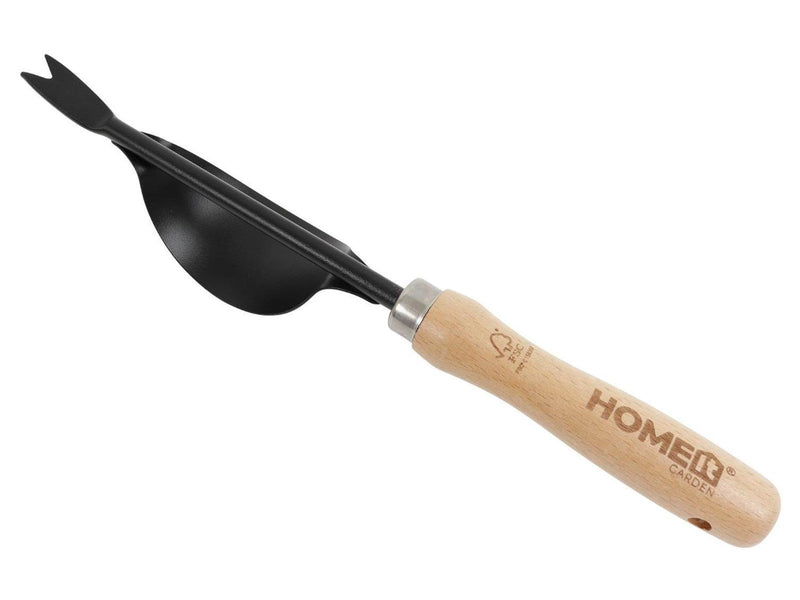 Homeit weeding iron with helper and wooden handle