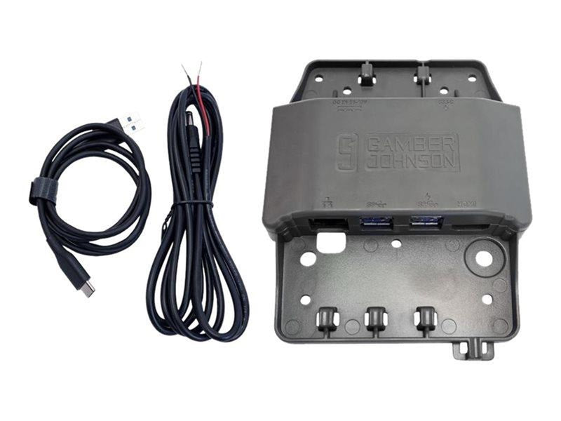 Gamber-Johnson LLC Gamber-Johnson Rugged USB Hub - docking station - USB-C - HDMI - 1GbE
