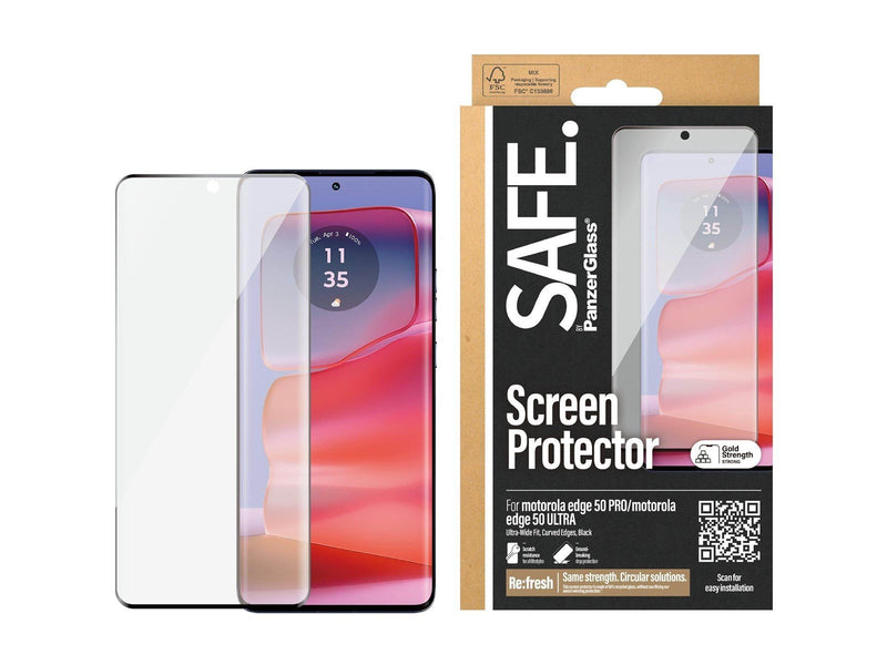 PanzerGlass SAFE. by  - screen protector for mobile phone - ultra-wide fit