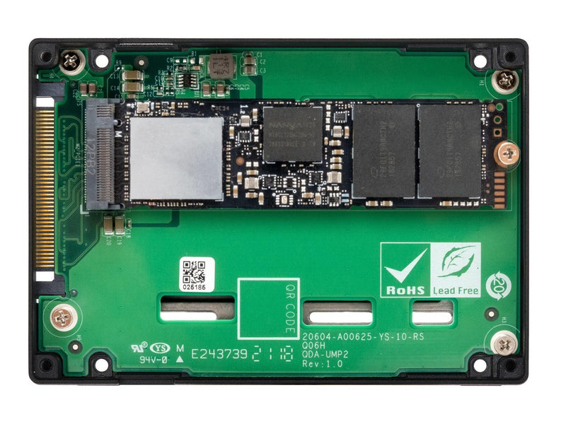 QNAP QDA-UMP4 - interface adapter - PCIe 4.0 x4 (NVMe) - U.2