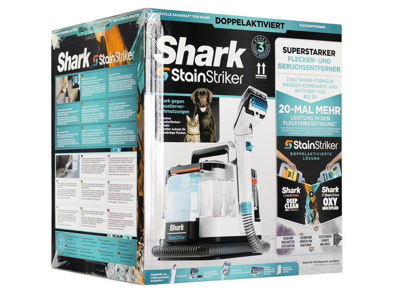 Shark Teppichwäscher StainStriker PX200EUT - carpet washer - portable - blue/white/black