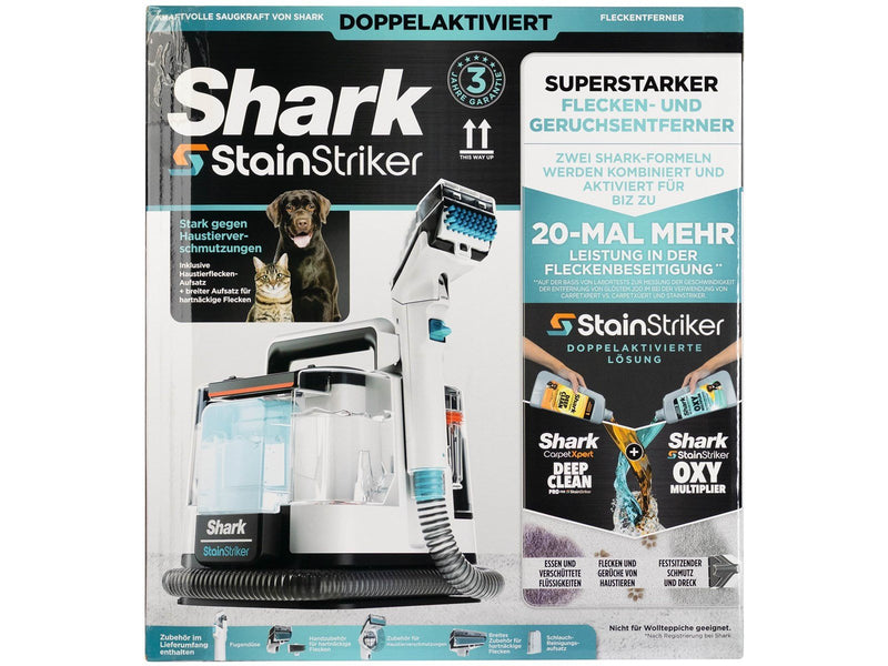 Shark Teppichwäscher StainStriker PX200EUT - carpet washer - portable - blue/white/black