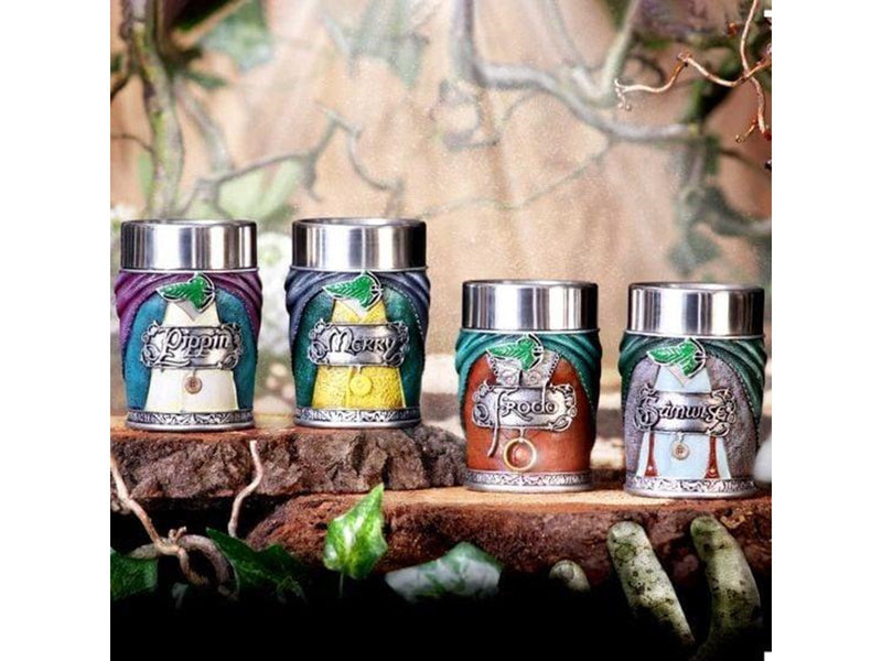Nemesis Now Lord of the Rings Hobbit Shot Glass Set