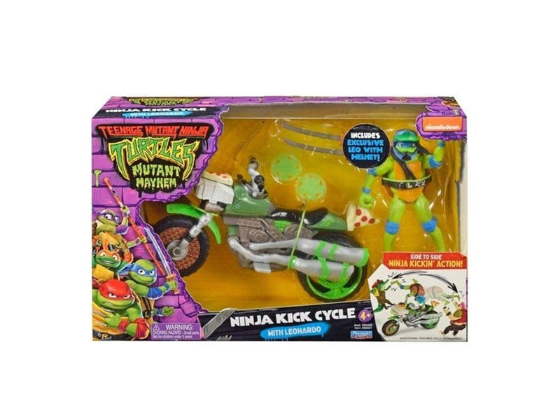 Playmates Toys Turtles Mutant Mayhem - Vehicle with Figur - Leonardo