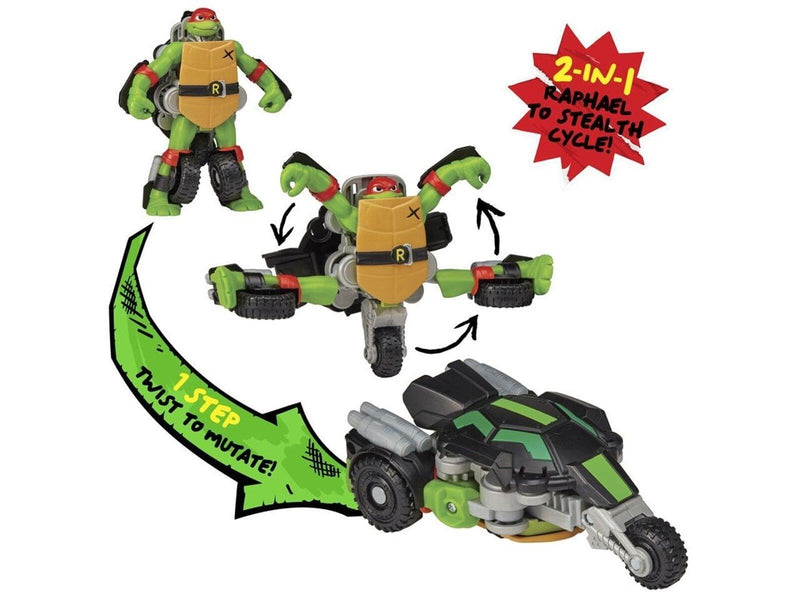 Character Turtles - Mutant Mayhem Transformer Turtle - Raphael