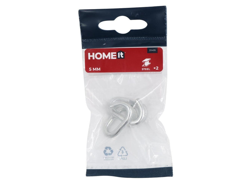 Homeit P-link 5 mm electro-galvanised 2 pcs.