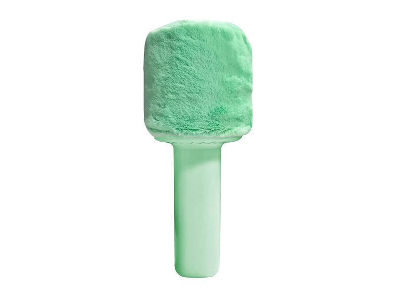 DENVER Bluetooth Karaoke  Microphone Speaker with fluffy top - Green