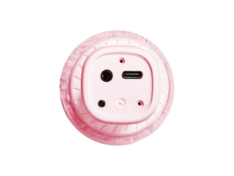 DENVER Bluetooth Karaoke  Microphone Speaker with fluffy top - Pink