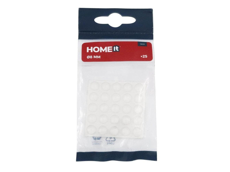 Homeit self-adhesive shock absorber Ø8 x 1.5 mm transparent