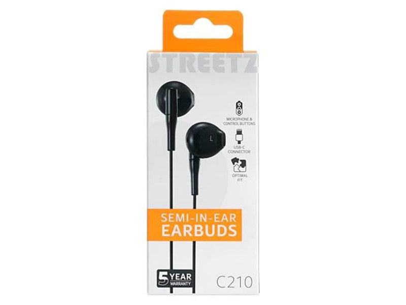 STREETZ C210 Semi-in-Ear Earphones