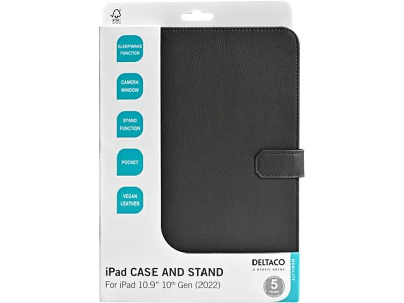Deltaco Leather Case - iPad 10.9" Gen 10 (2022)
