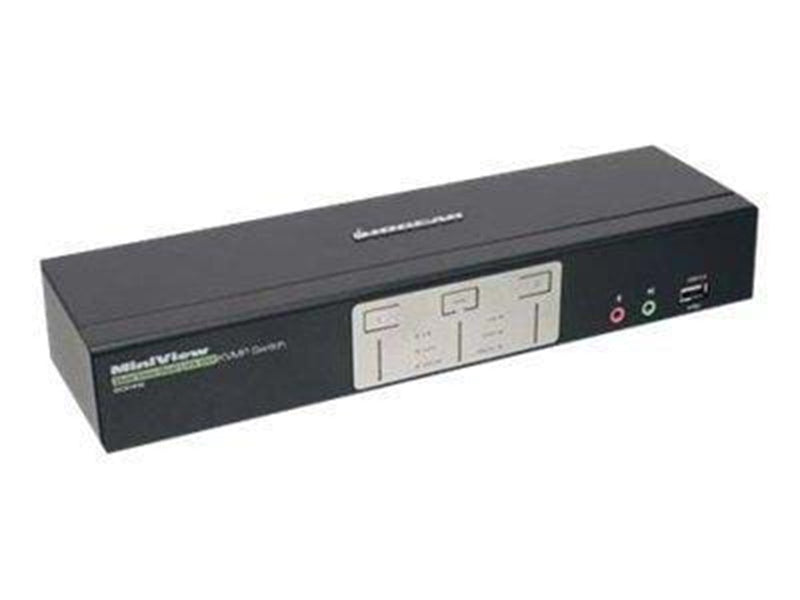 IOGEAR GCS1642 2-Port Dual View Dual Link DVI KVMP Switch mit Audio - KVM / Audio / USB Switch - 2 Anschlüsse