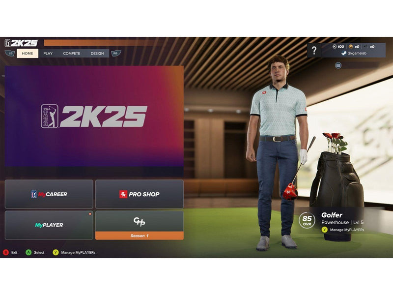 PGA Tour 2K25 - Microsoft Xbox Series X - Sport - PEGI 3