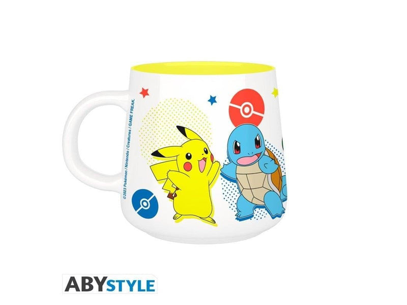 ABYstyle - POKEMON - Breakfast Set Mug + Bowl - Pikachu & Kanto Starters - Becher