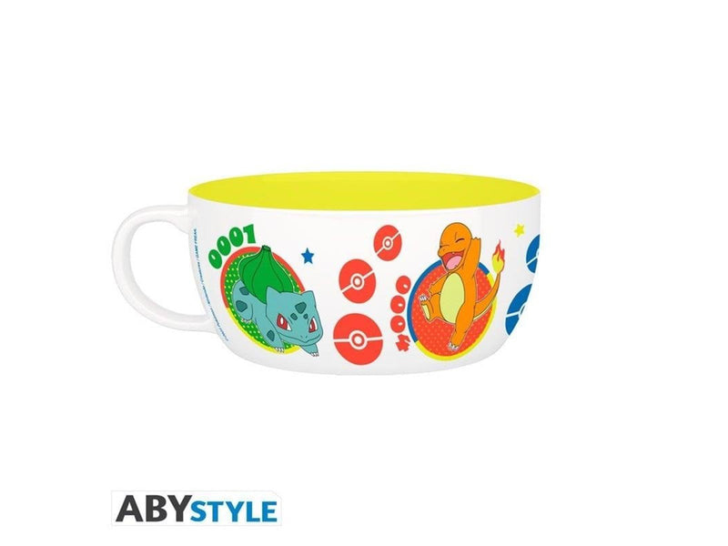 ABYstyle - POKEMON - Breakfast Set Mug + Bowl - Pikachu & Kanto Starters - Becher