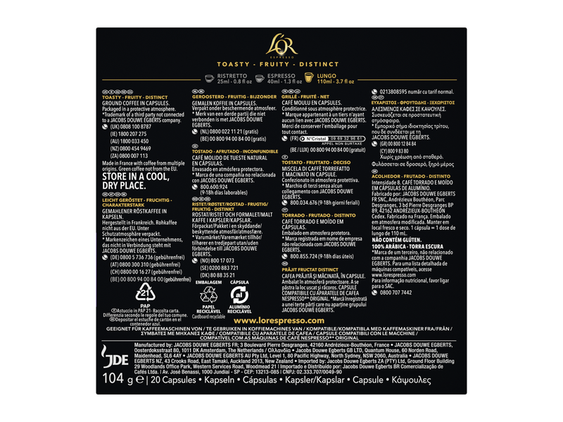 L'OR Capsules Profundo - 20 pcs