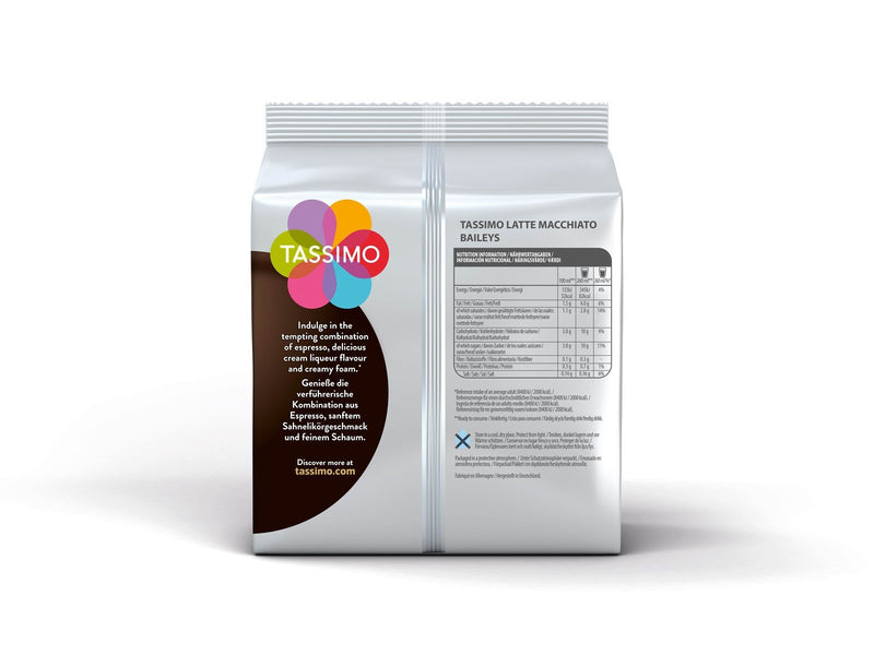 Tassimo Pods Baileys Latte Macchiato - 8 pcs