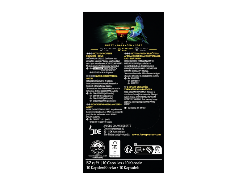 L'OR Capsules Espresso Brazil - 10 pcs