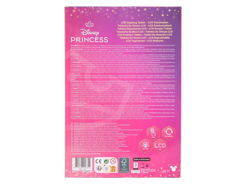 Canenco - Disney Princess LCD Drawing Board Rainbow